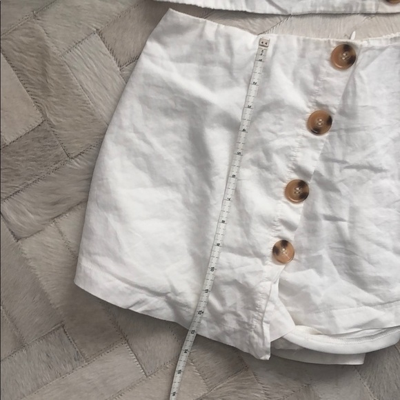 Princess Polly white buttoned skort set - Picture 7 of 8